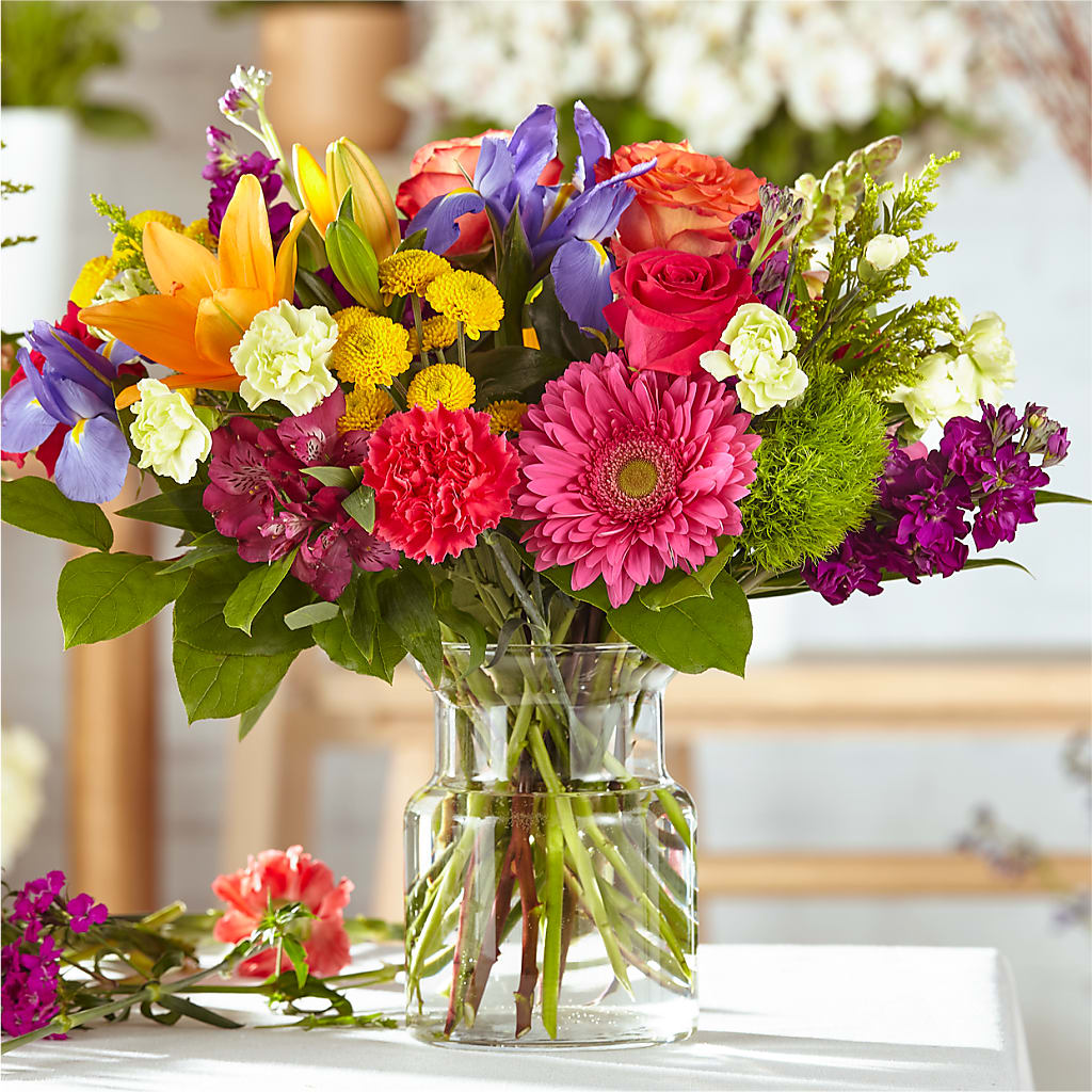 Bold & Bright – A Florist Original – The Flower Basket, Hickory NC