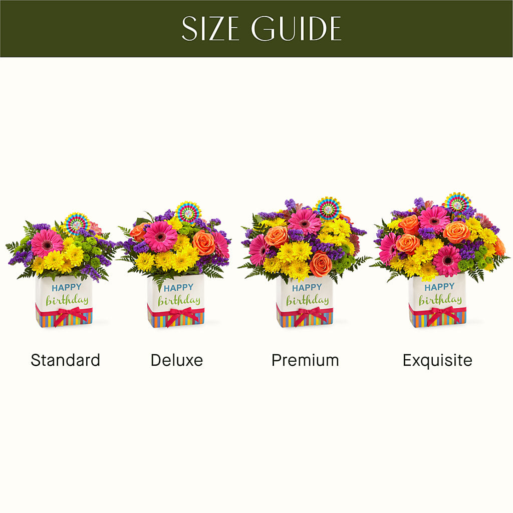 Birthday Brights Bouquet – The Flower Basket, Hickory NC