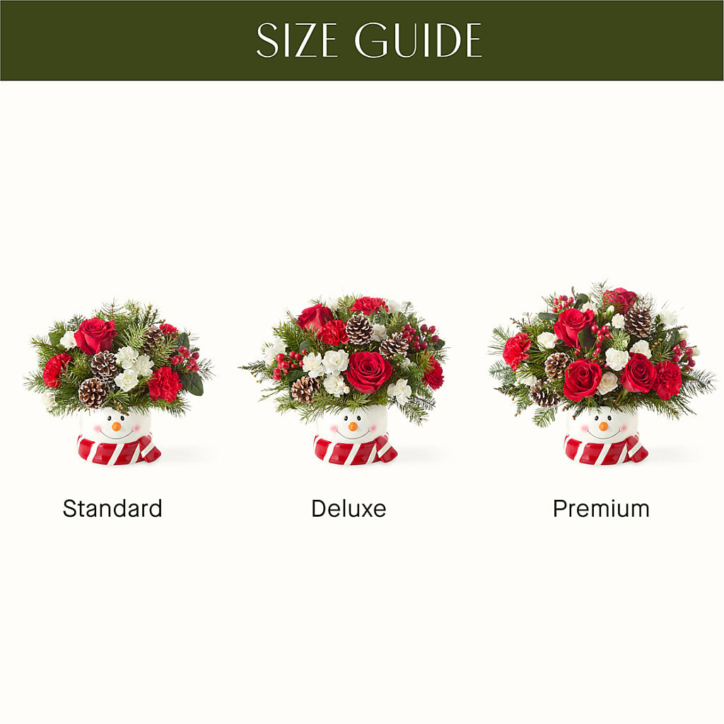 Jolly Snowman Bouquet – The Flower Basket, Hickory NC