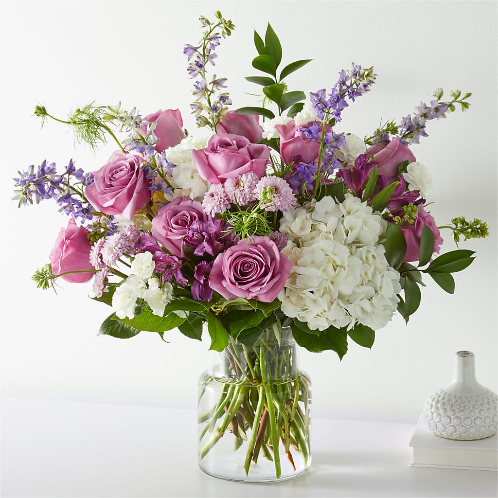 Violet Caress Bouquet – The Flower Basket, Hickory NC
