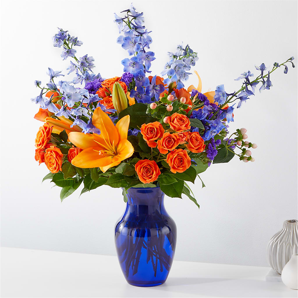 Radiant Citrus Bouquet – The Flower Basket, Hickory NC