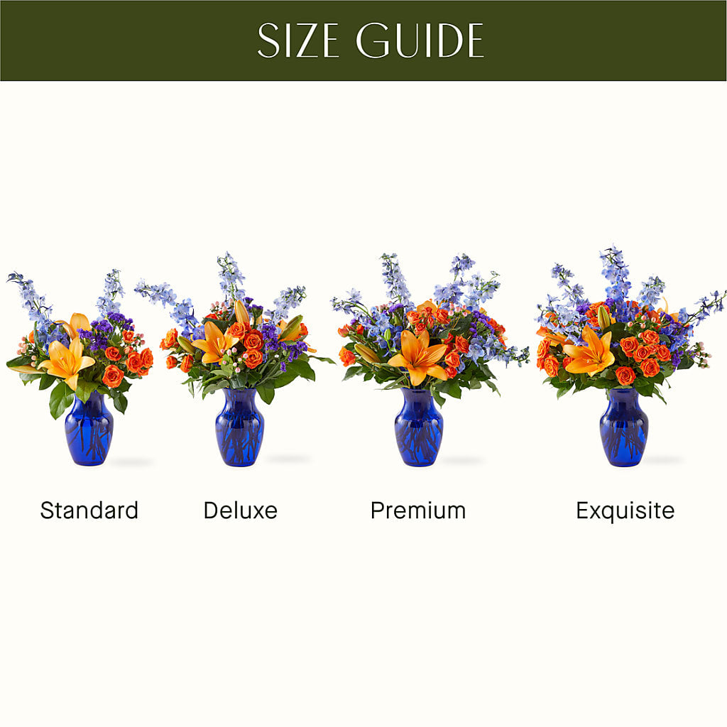 Radiant Citrus Bouquet – The Flower Basket, Hickory NC