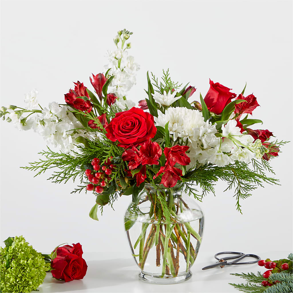 Merry Moment Bouquet – A Florist Original – The Flower Basket, Hickory NC
