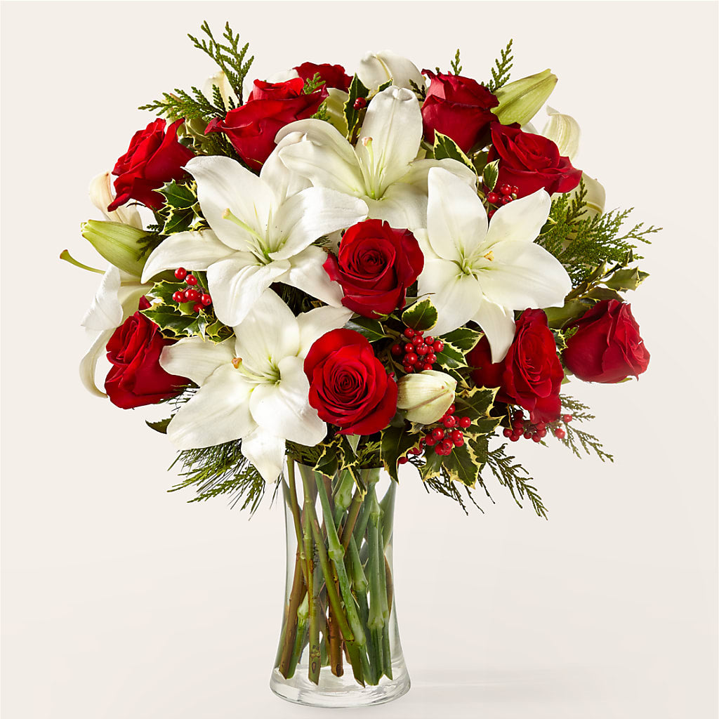 Sparkling Snowflakes Bouquet – The Flower Basket, Hickory NC