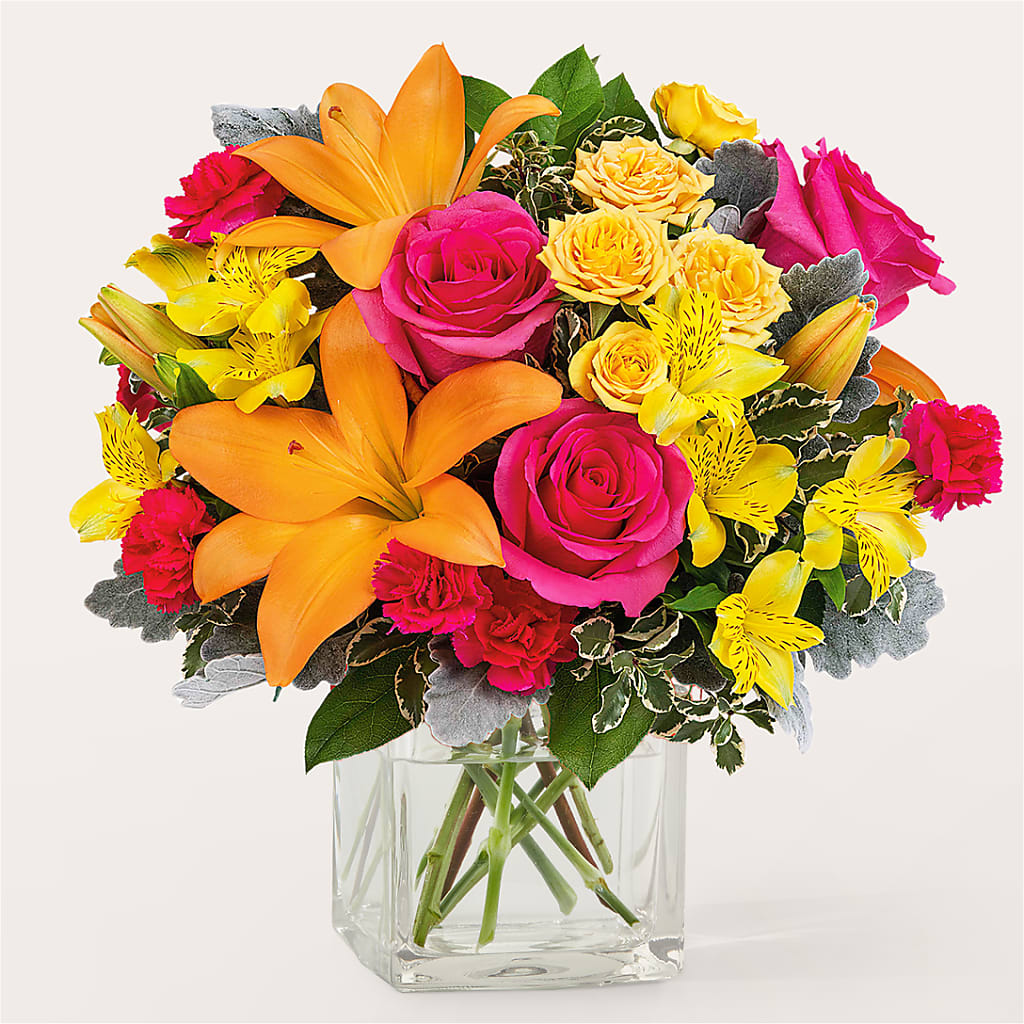 To the Tropics Bouquet – The Flower Basket, Hickory NC