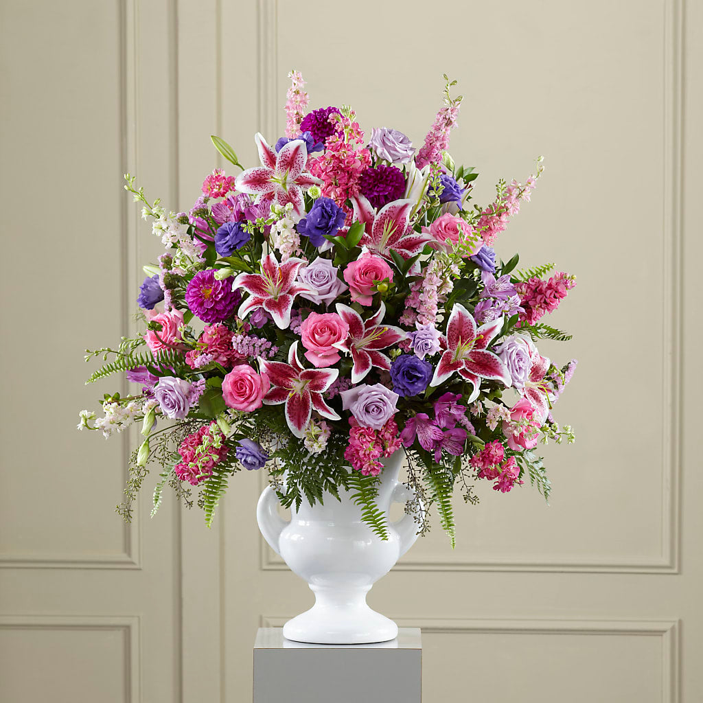 Peaceful Tribute Arrangement – The Flower Basket, Hickory NC