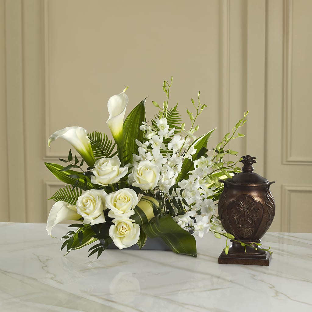 At Peace Arrangement – The Flower Basket, Hickory NC