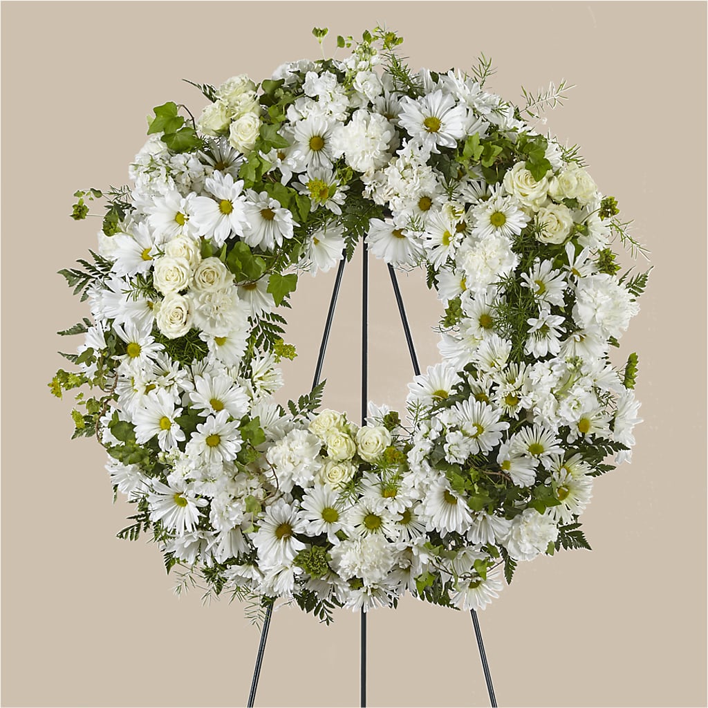 Faithful Wishes Wreath – The Flower Basket, Hickory NC