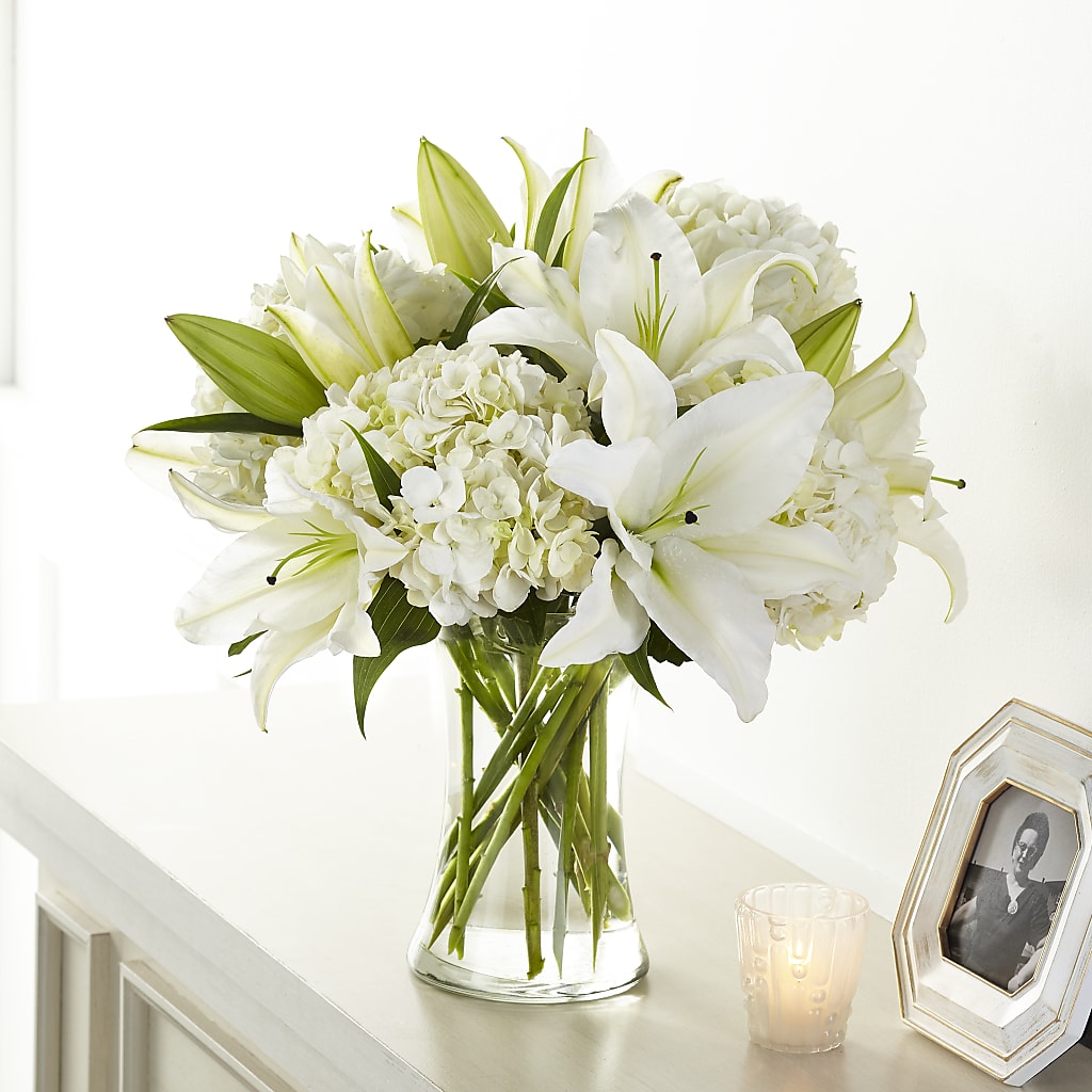 Compassionate Lily Bouquet – The Flower Basket, Hickory NC