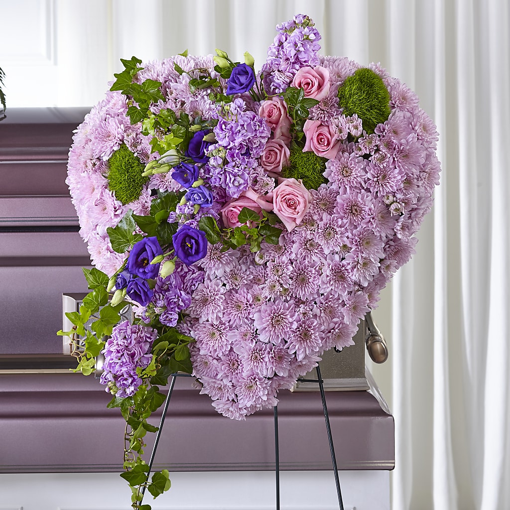Treasured Love Standing Heart – The Flower Basket, Hickory NC