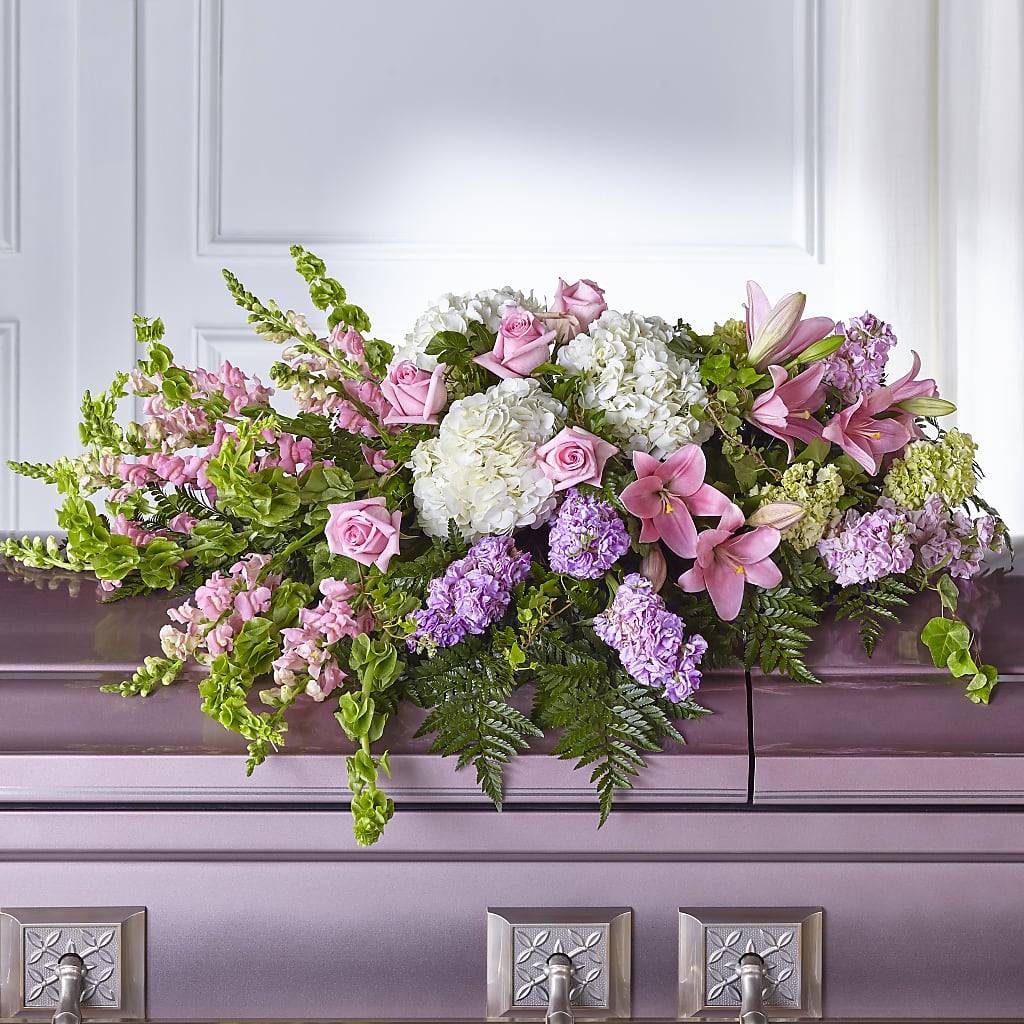 Life's Gratitude Casket Spray – The Flower Basket, Hickory NC