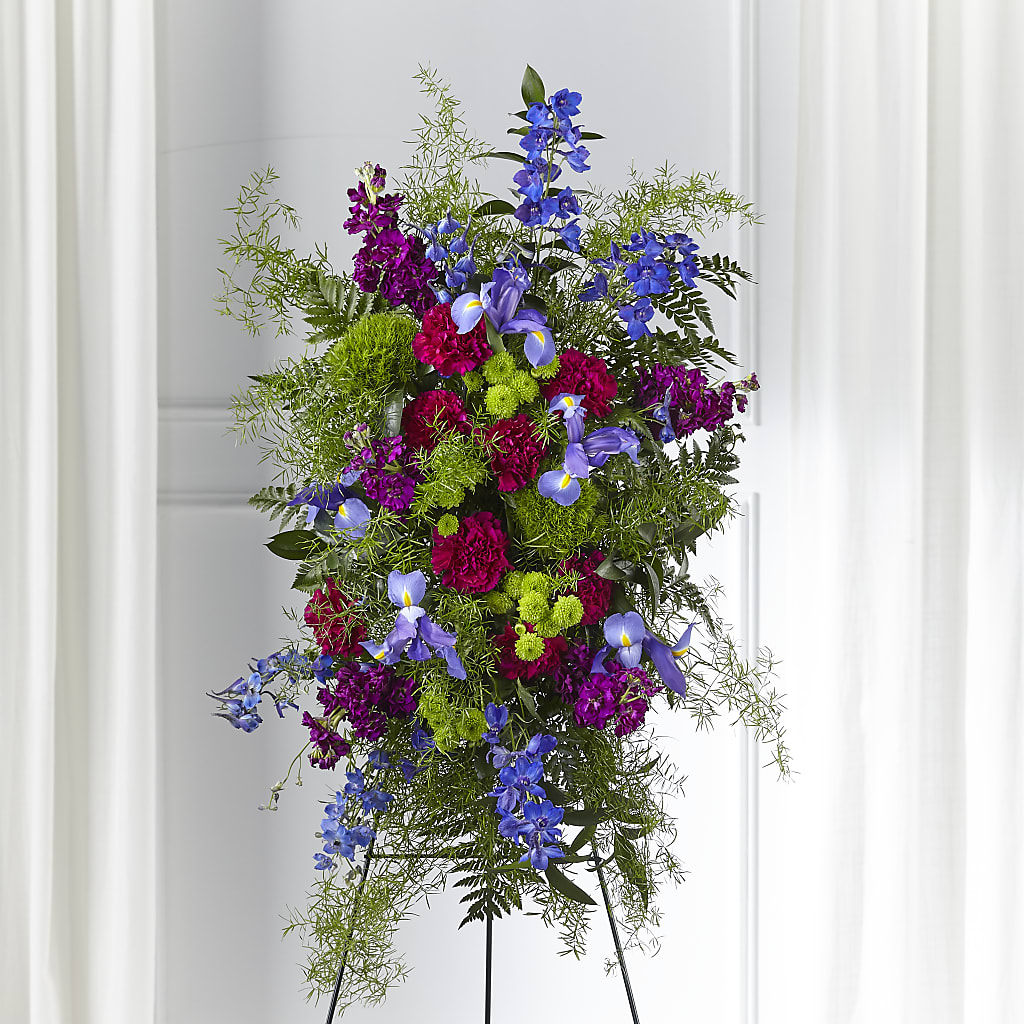 Heavenly Skies Standing Spray – The Flower Basket, Hickory NC