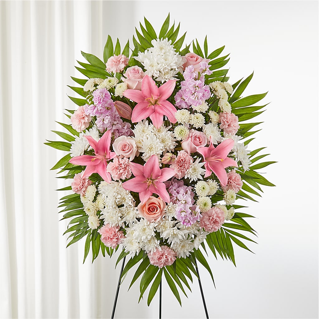 Offering Solace Standing Spray – The Flower Basket, Hickory NC