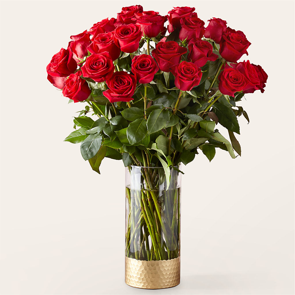 Classic Love Red Rose Bouquet – The Flower Basket, Hickory NC