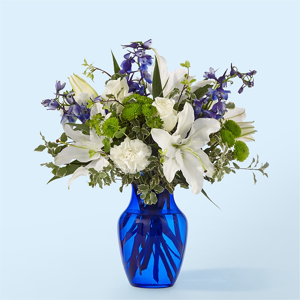Santorini Bouquet – The Flower Basket, Hickory NC