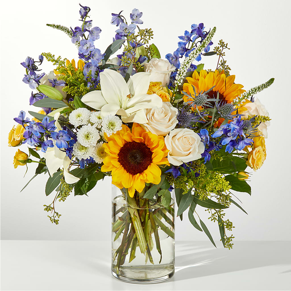 Wonderfully Sunny Bouquet – The Flower Basket, Hickory NC