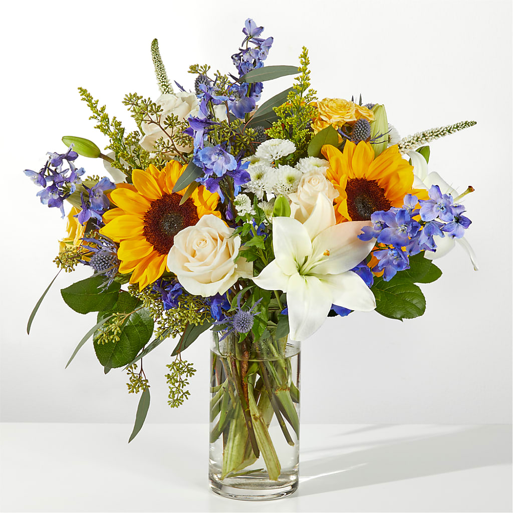 Wonderfully Sunny Bouquet – The Flower Basket, Hickory NC