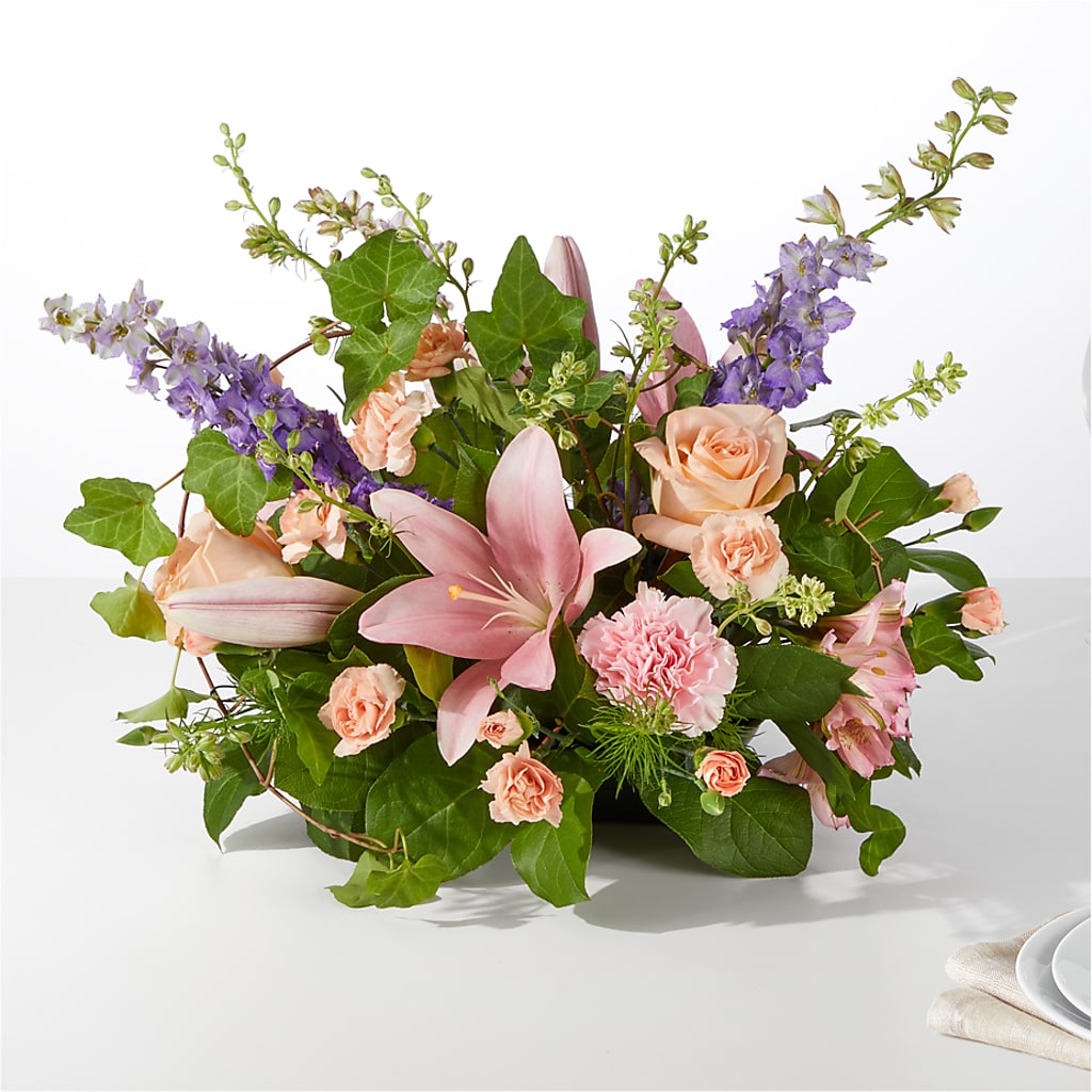 Blossom Time Centerpiece – The Flower Basket, Hickory NC