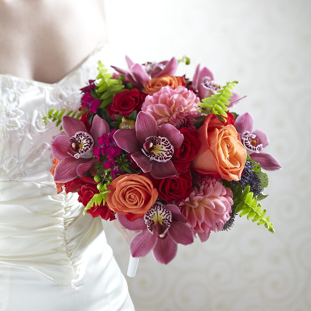 Brilliant Blossoms Bouquet – The Flower Basket, Hickory NC