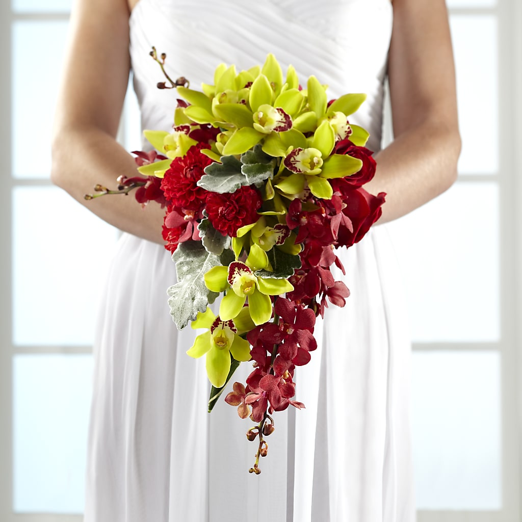 Elegant Orchid Bouquet – The Flower Basket, Hickory NC