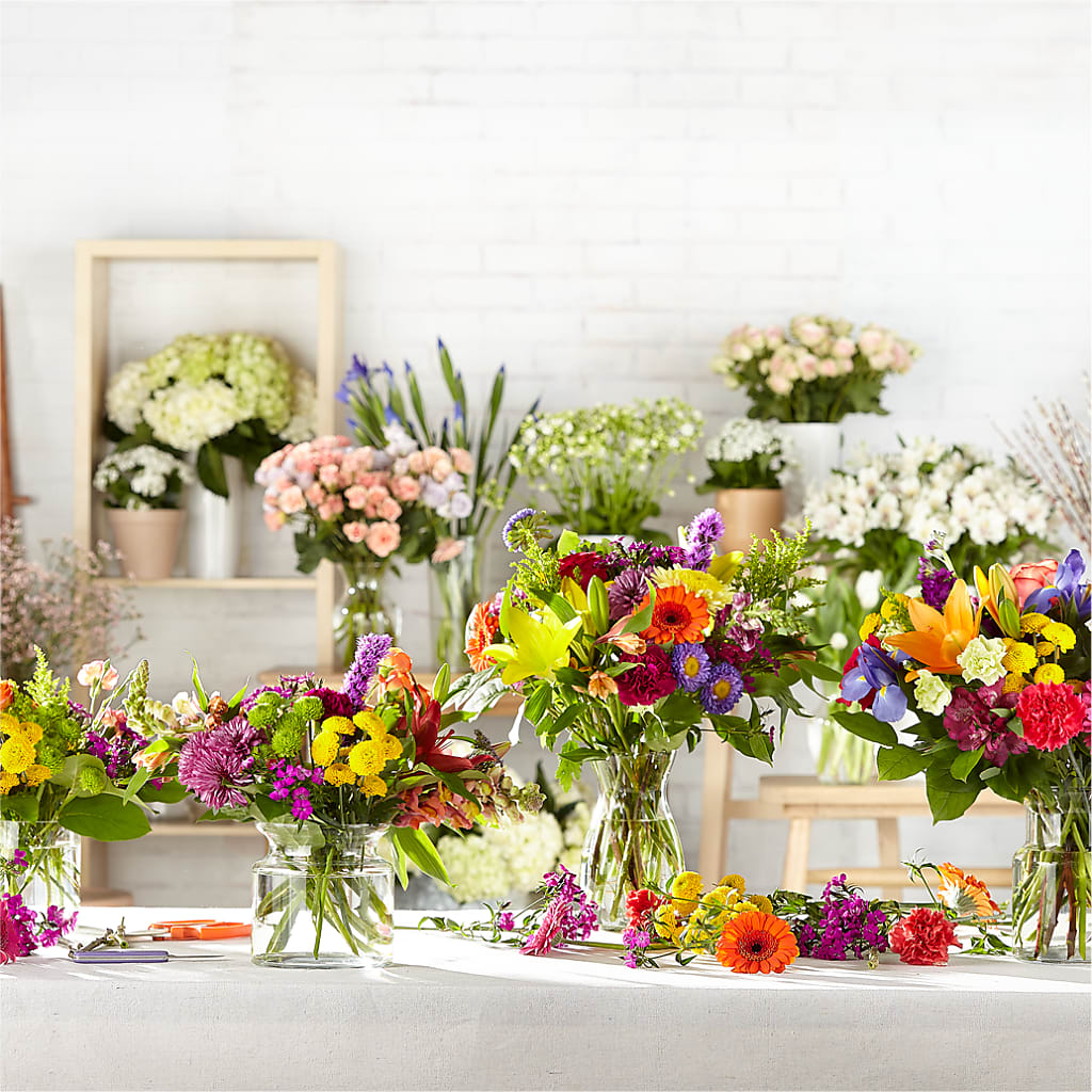 Bold & Bright – A Florist Original –  The Flower Basket, Hickory NC