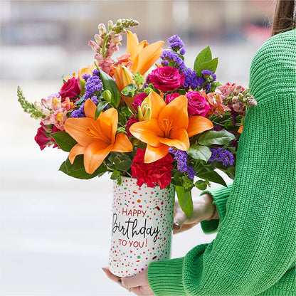 Birthday Palooza Bouquet –  The Flower Basket, Hickory NC
