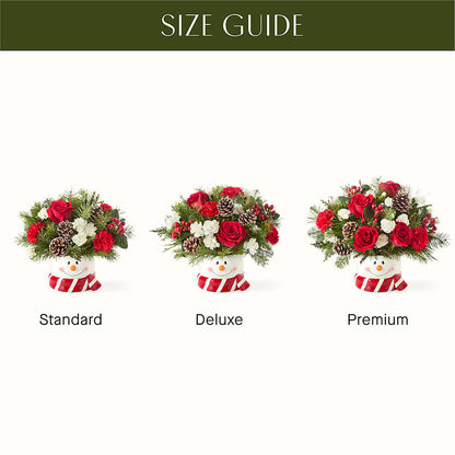 Jolly Snowman Bouquet –  The Flower Basket, Hickory NC
