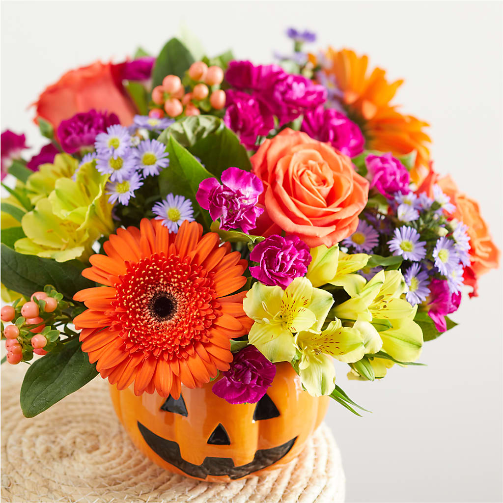 Tricks & Treats Pumpkin –  The Flower Basket, Hickory NC