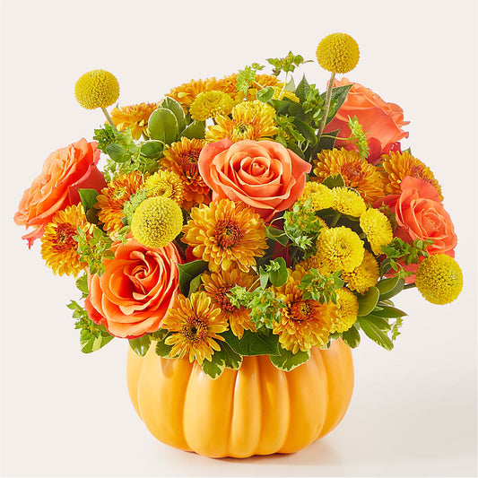 Gourdgeous Pumpkin –  The Flower Basket, Hickory NC