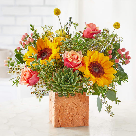 Sunflower Season Bouquet –  The Flower Basket, Hickory NC