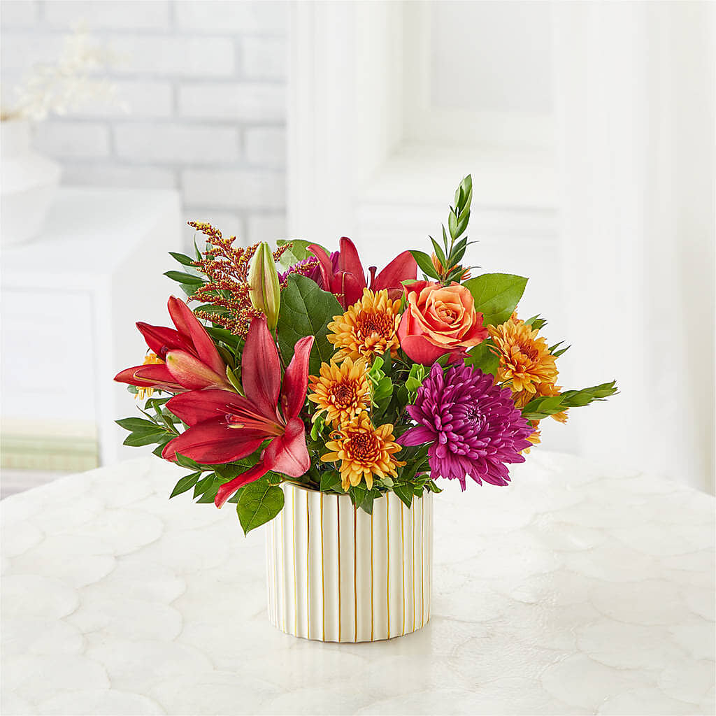 Burgundy Landscape Bouquet –  The Flower Basket, Hickory NC
