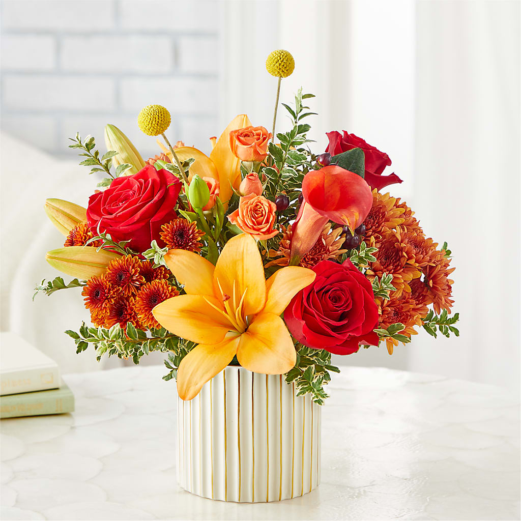Scarlet Skies Bouquet –  The Flower Basket, Hickory NC