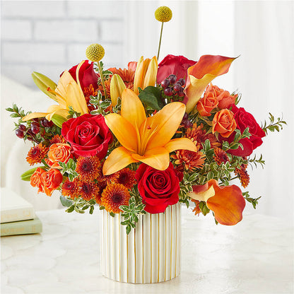Scarlet Skies Bouquet –  The Flower Basket, Hickory NC