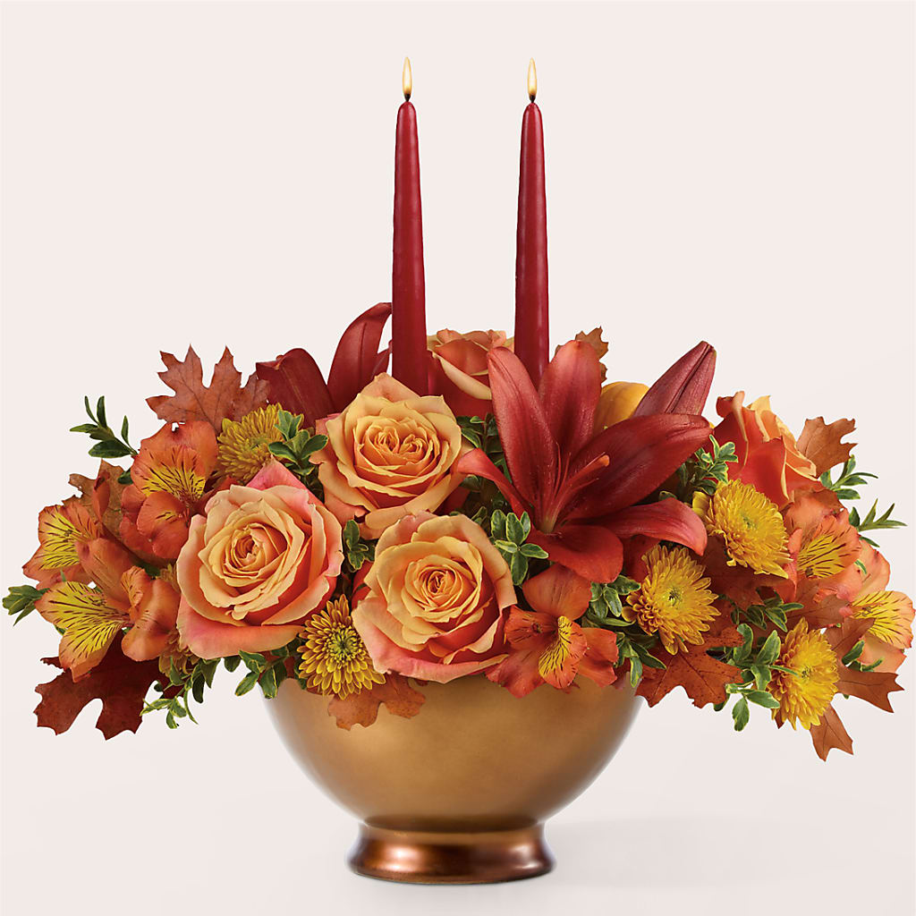 Harvest Table Centerpiece –  The Flower Basket, Hickory NC