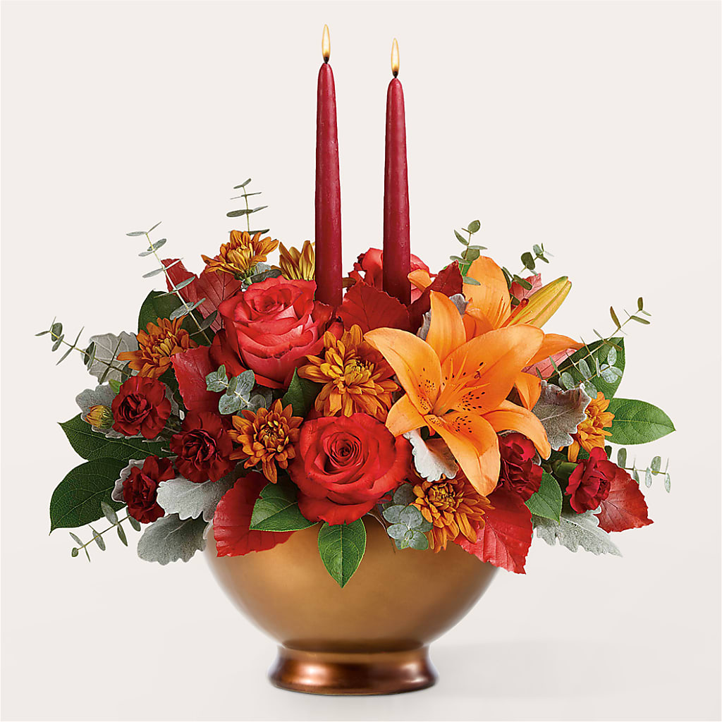 Fruits of Fall Centerpiece –  The Flower Basket, Hickory NC