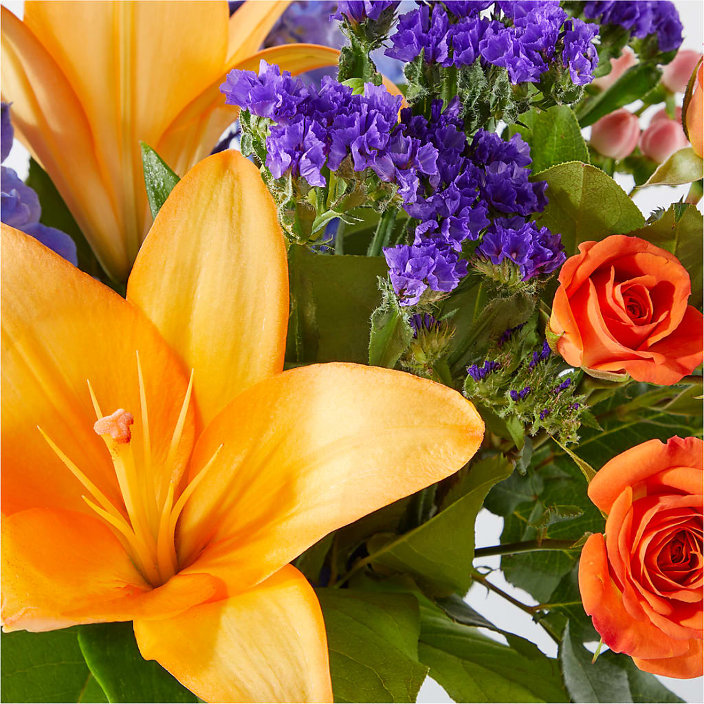 Radiant Citrus Bouquet –  The Flower Basket, Hickory NC