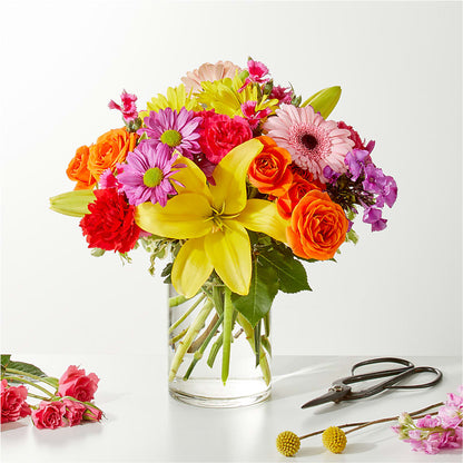 Cue the Confetti - A Florist Original –  The Flower Basket, Hickory NC