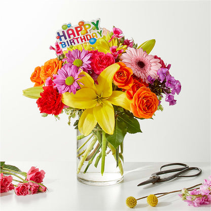 Cue the Confetti - A Florist Original –  The Flower Basket, Hickory NC