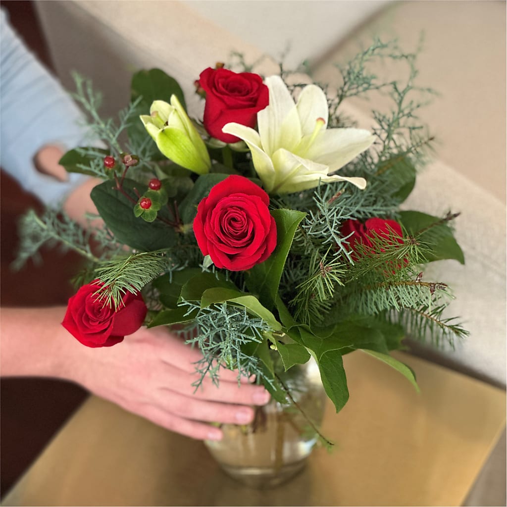 Glittering Lights Bouquet –  The Flower Basket, Hickory NC