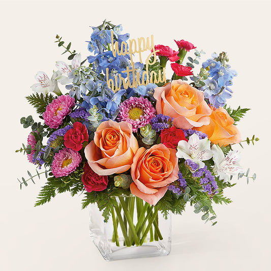 Birthday Bash Bouquet –  The Flower Basket, Hickory NC