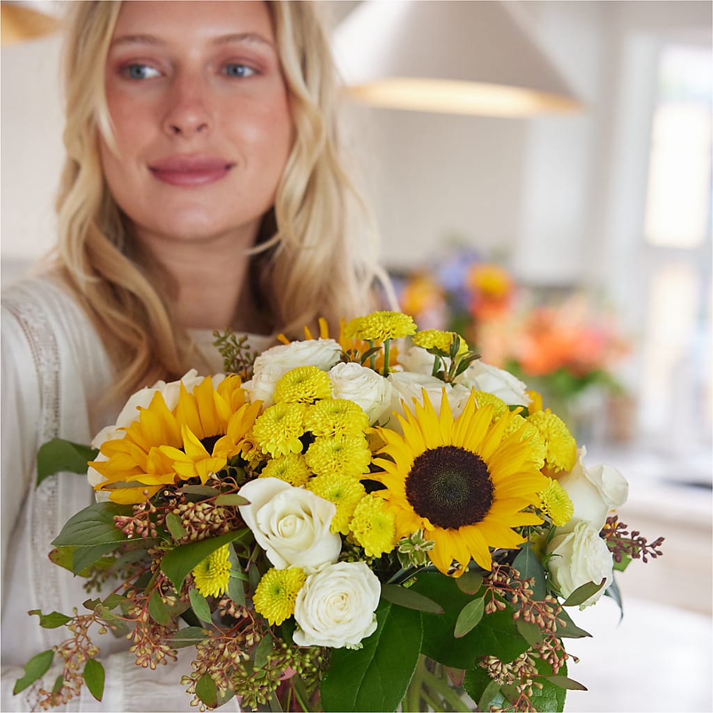 Luminous Morning Bouquet –  The Flower Basket, Hickory NC
