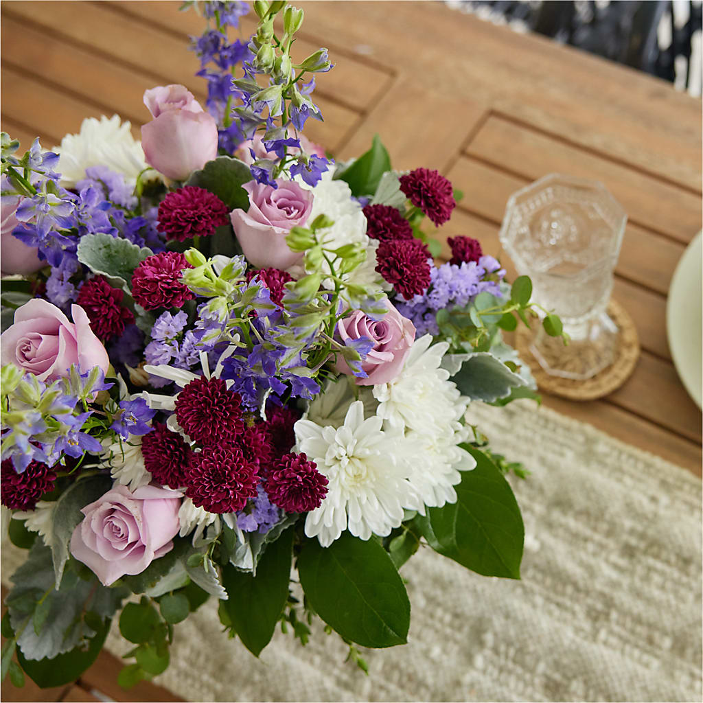 Violet Frost Bouquet –  The Flower Basket, Hickory NC