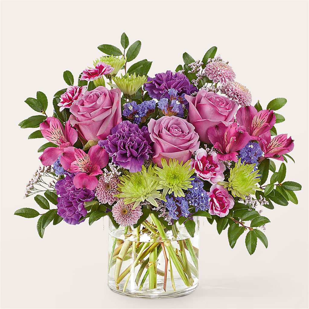 Glass Half Full Bouquet –  The Flower Basket, Hickory NC