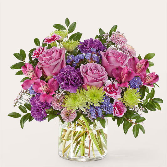 Glass Half Full Bouquet –  The Flower Basket, Hickory NC