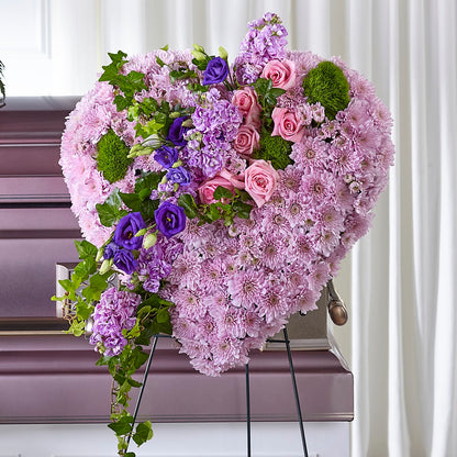 Treasured Love Standing Heart –  The Flower Basket, Hickory NC