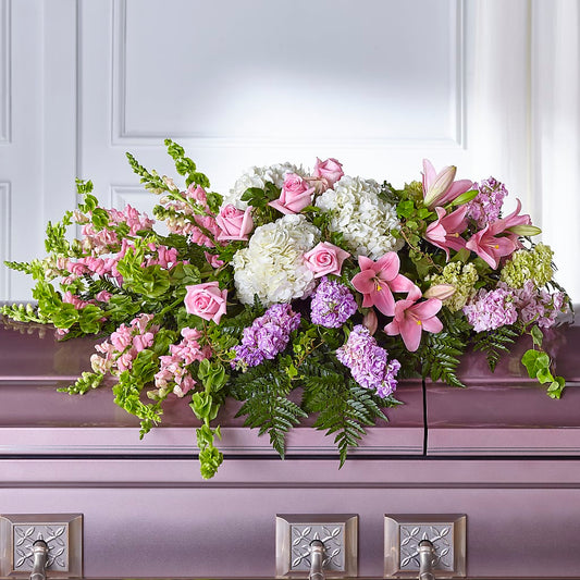 Life's Gratitude Casket Spray –  The Flower Basket, Hickory NC