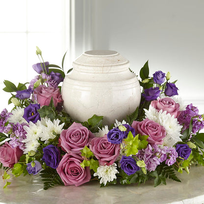 Blooming Sympathy Cremation Adornment –  The Flower Basket, Hickory NC