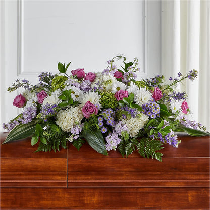 Meadows of Serenity Casket Spray –  The Flower Basket, Hickory NC