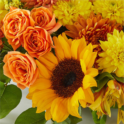 Autumn Harmony Centerpiece –  The Flower Basket, Hickory NC