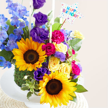 Star of the Day Floral Cake –  The Flower Basket, Hickory NC